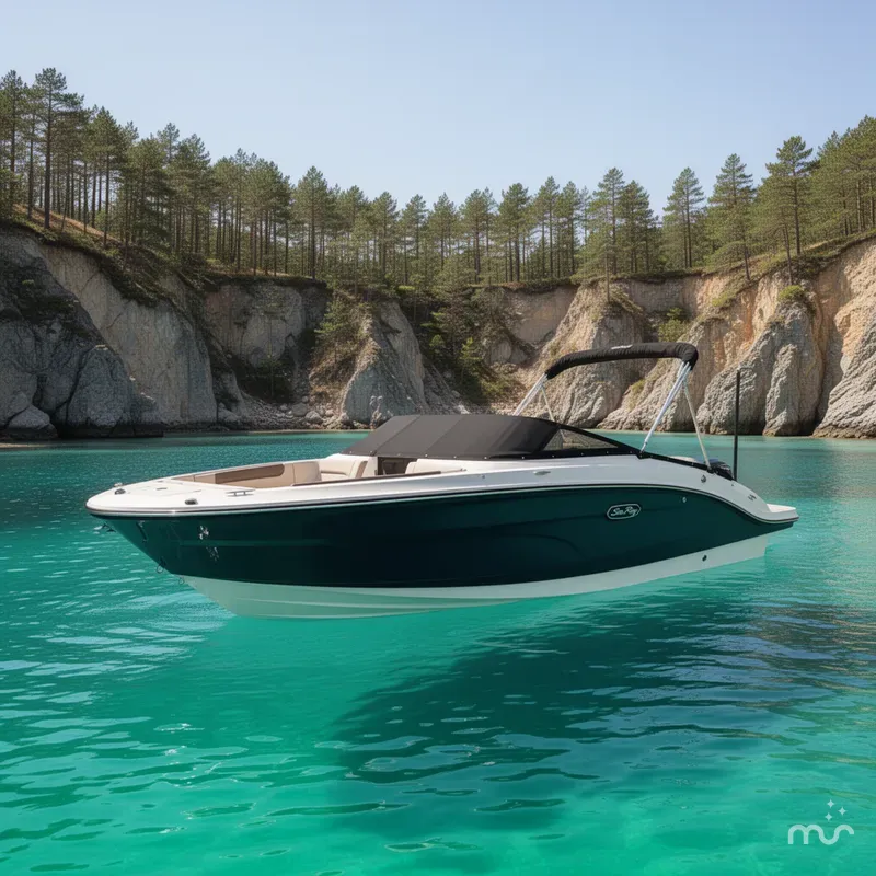 Slide: The Image of Sea Ray SPX 210 Outboard 2025 - 2