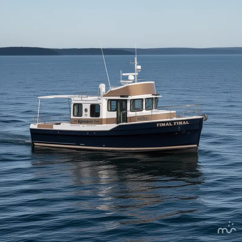 Slide: The Image of Ranger Tug R-31 CB 2019 - 2