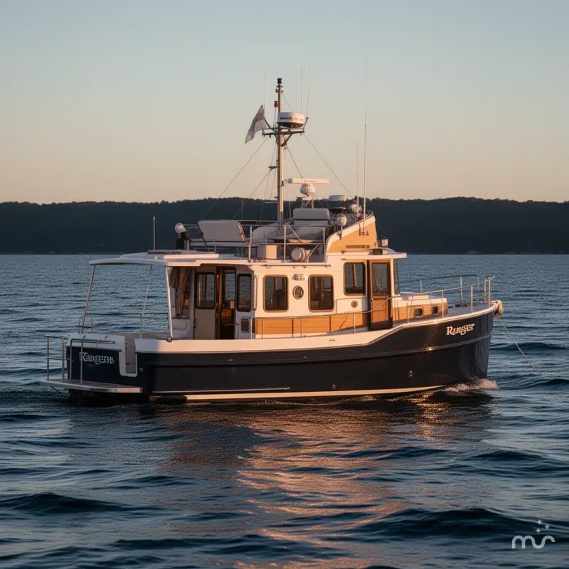 Slide: The Image of Ranger Tug R-31 CB 2019 - 3