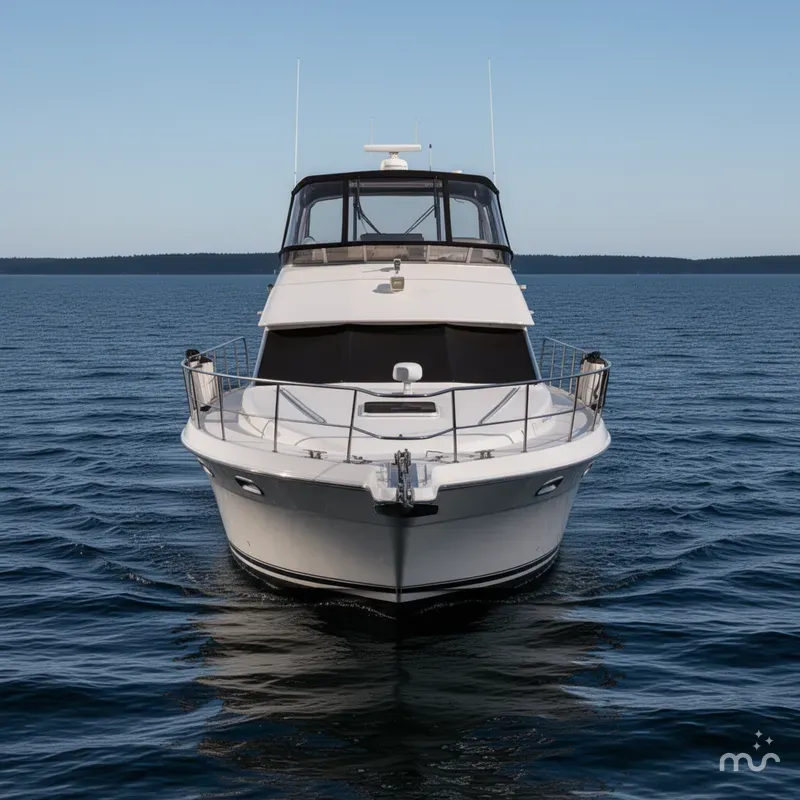 Slide: The Image of Carver 390 Cockpit Motor Yacht 1994 - 2