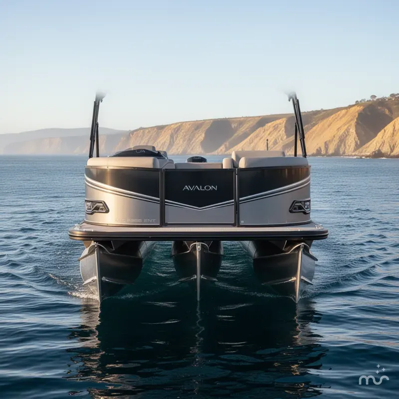 Slide: The Image of Avalon 25' LSZ Platinum Entertainer w/ 200HP Mercury! 2025 - 3