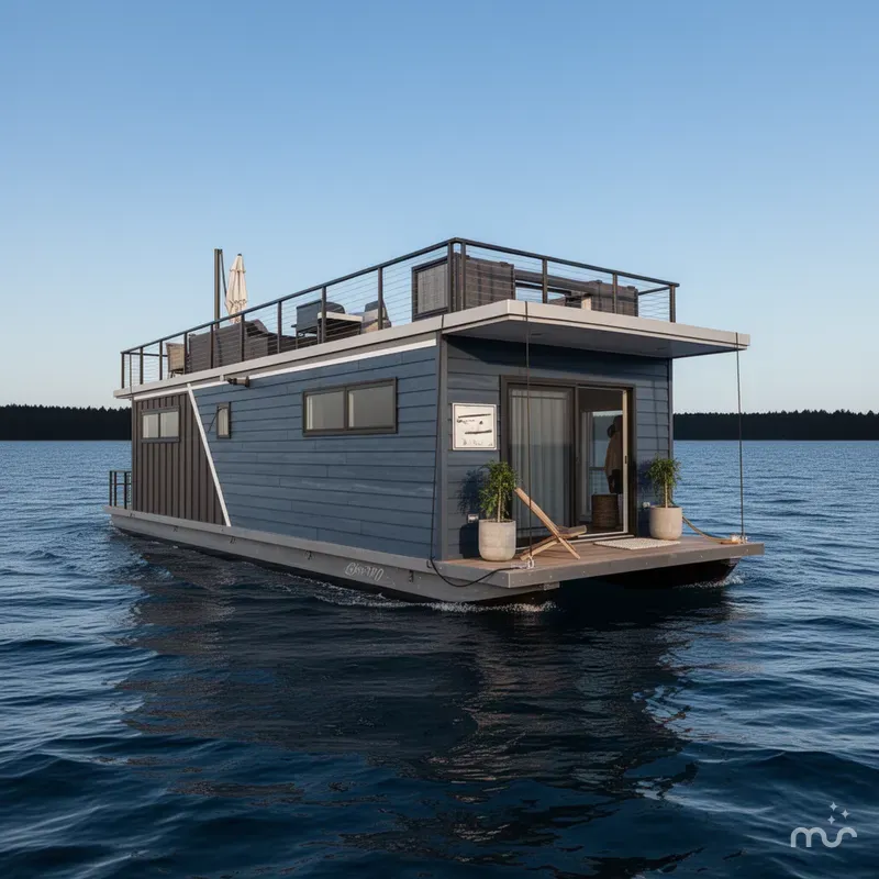 Slide: The Image of Houseboat East Coast Houseboats 50' 2025 - 0