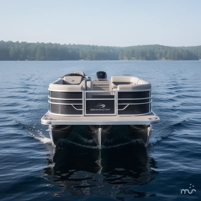 Slide: The Image of Bennington 20SL - L Bench - Pontoon 2025 - 1