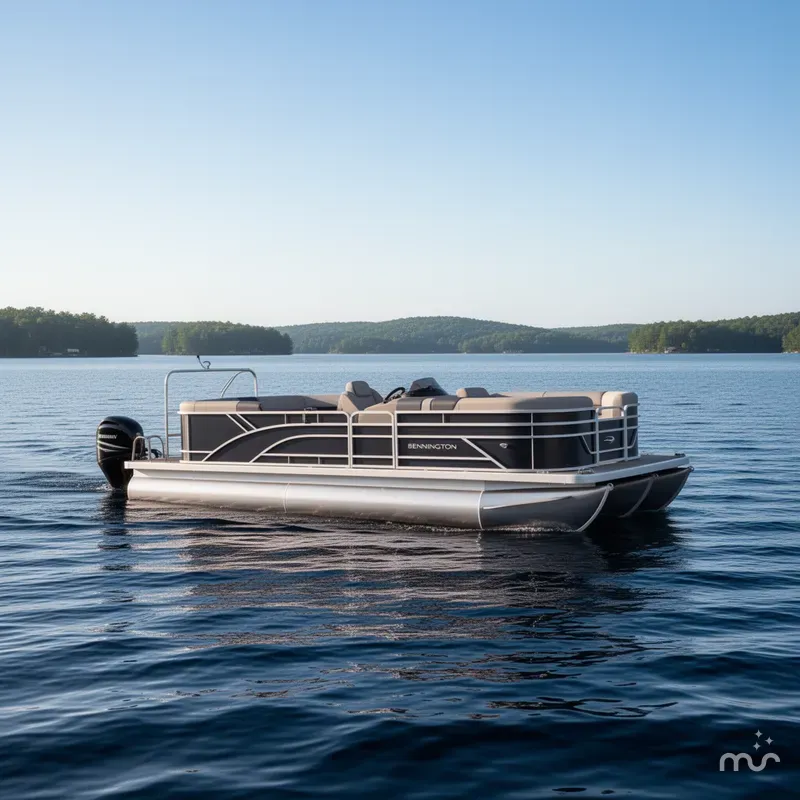Slide: The Image of Bennington 20SL - L Bench - Pontoon 2025 - 2