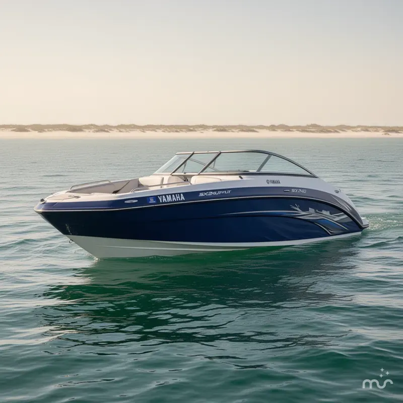 Slide: The Image of Yamaha SX240 HO - Yacht Blue - G 2014 - 1
