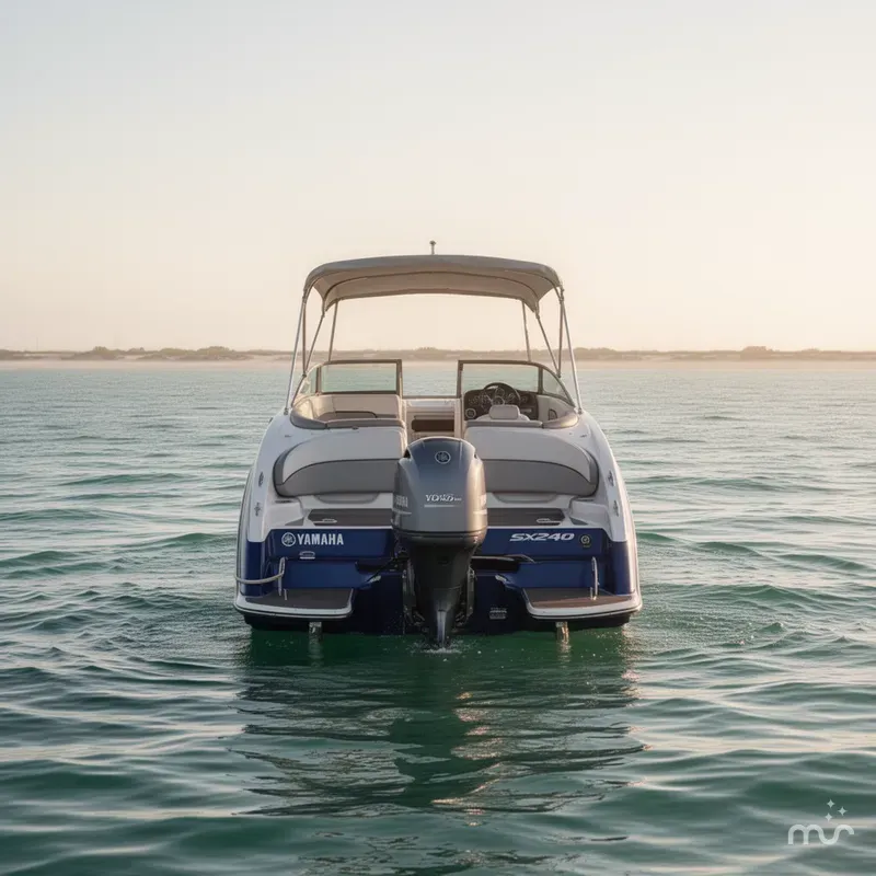 Slide: The Image of Yamaha SX240 HO - Yacht Blue - G 2014 - 2