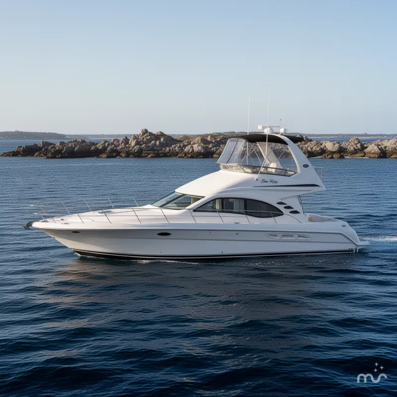 Slide: The Image of Sea Ray 420 Sedan Bridge 2005 - 2