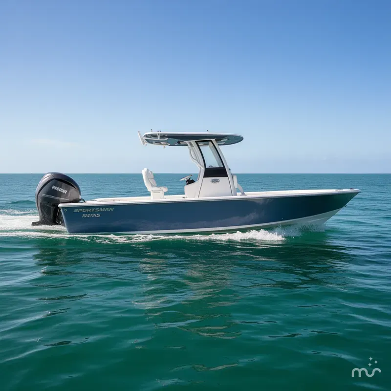 Slide: The Image of Sportsman Masters 247OE Bay Boat 2025 - 0