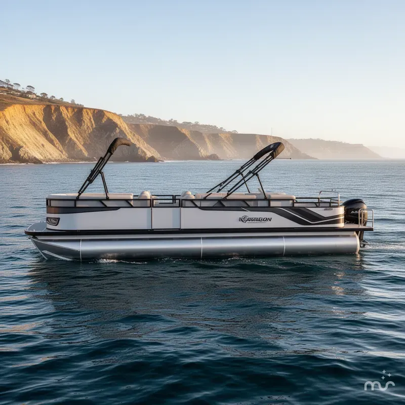 Slide: The Image of Avalon 25' Venture Rear Fish w/ 150HP Mercury! 2025 - 0