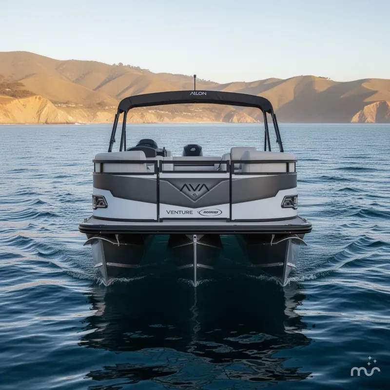 Slide: The Image of Avalon 25' Venture Rear Fish w/ 150HP Mercury! 2025 - 2