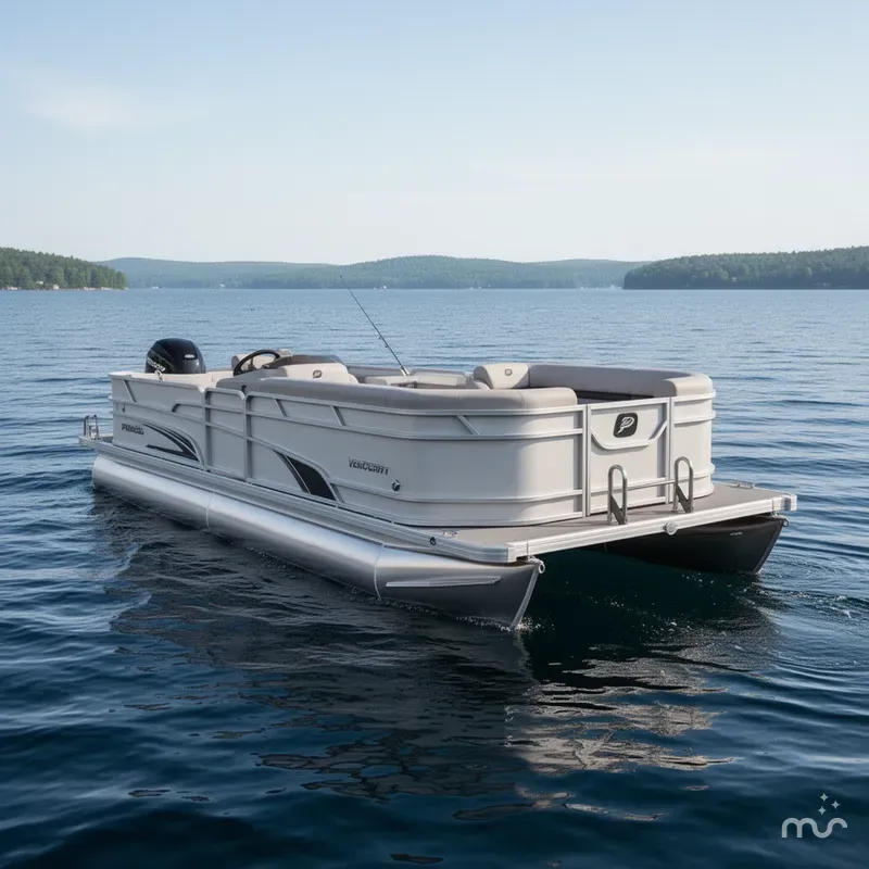 Slide: The Image of Princecraft Vectra 23 RL SS Swingback Pontoon & Mercury 4-Stro 2025 - 0