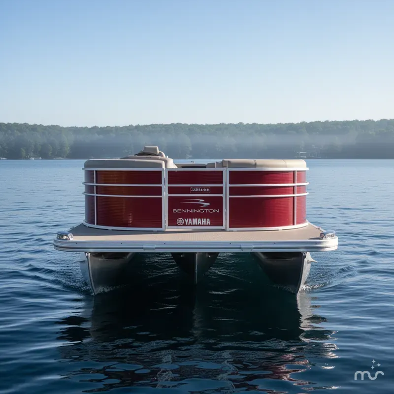 Slide: The Image of Bennington 2350 RCL Pontoon With 150HP Yamaha 2015 - 2