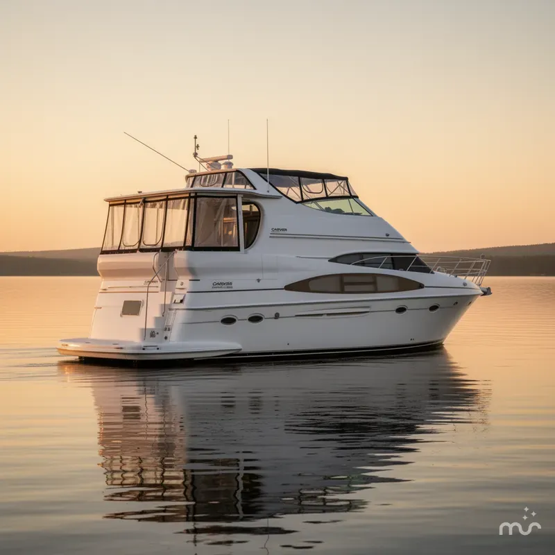 Slide: The Image of Carver 466 Motor Yacht 2001 - 0
