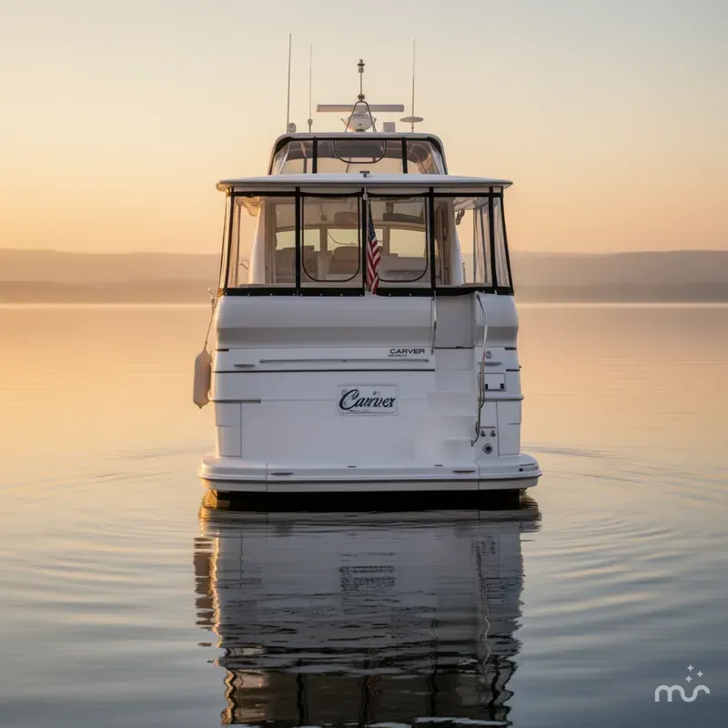 Slide: The Image of Carver 466 Motor Yacht 2001 - 3