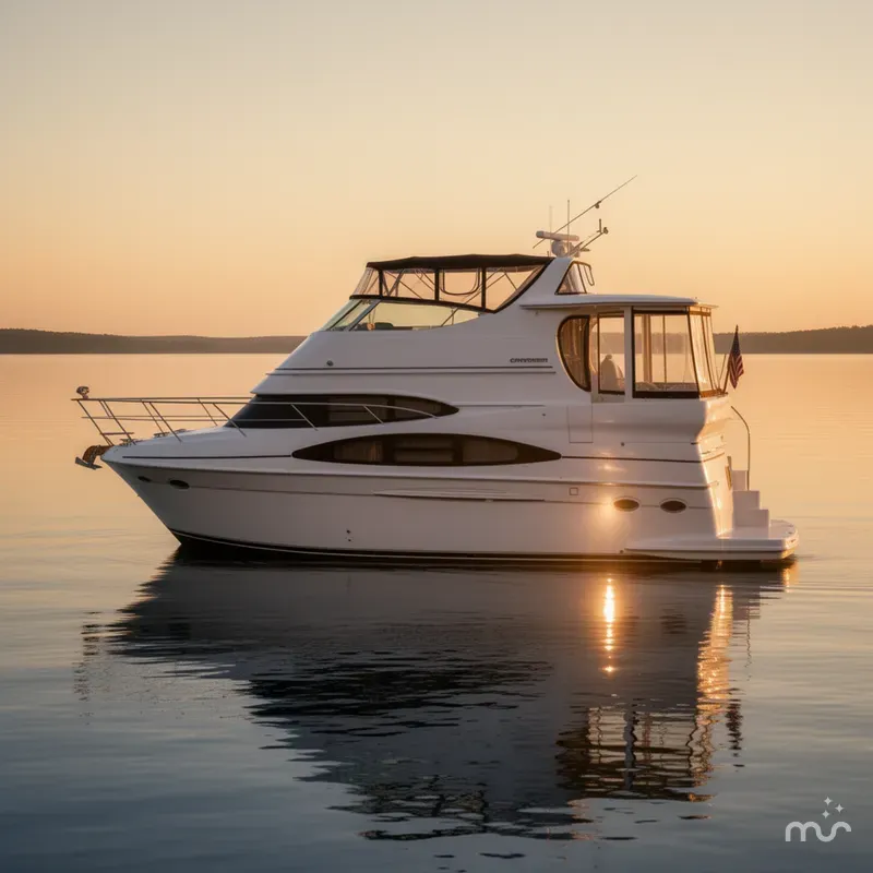 Slide: The Image of Carver 466 Motor Yacht 2001 - 4