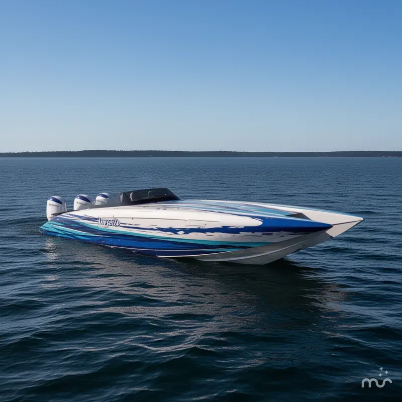 Slide: The Image of Mystic Powerboats C4000 2022 - 2
