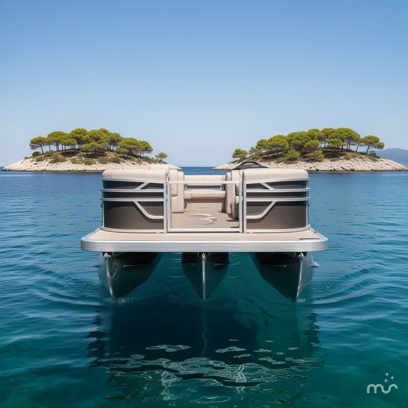 Slide: The Image of Bennington S Quad Bench 22 SSR Pontoon 2025 - 1