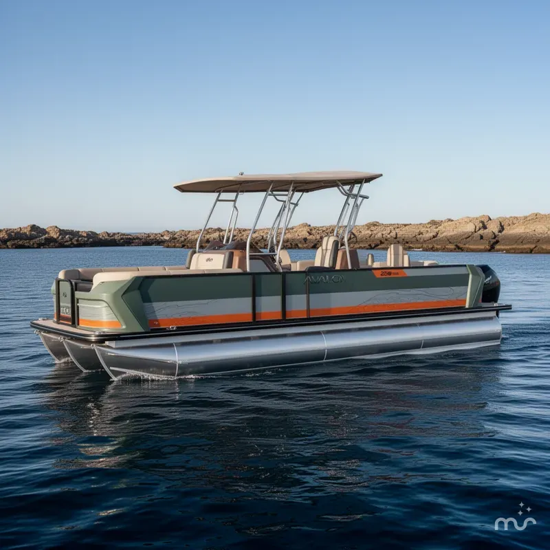 The Image of Avalon Geo Fish GLX 25 w/ 225HP Mercury! 2025 - 0
