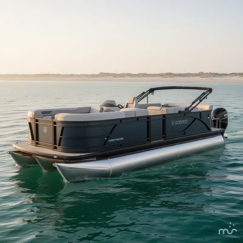 Slide: The Image of Godfrey Sweetwater 20' Cruise Tritoon - 2086 C 2025 - 1