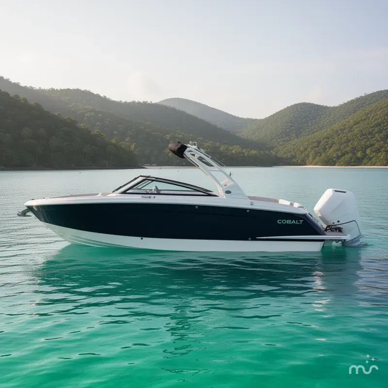 Slide: The Image of Cobalt R6 Outboard 2025 - 2