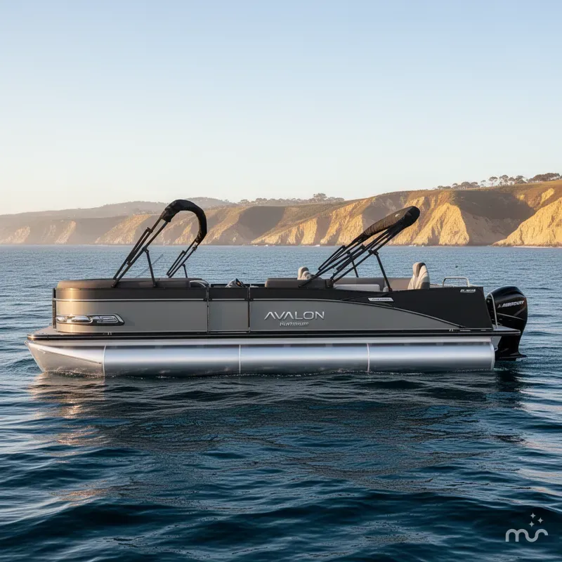 Slide: The Image of Avalon 23' Catalina Platinum Rear Fish w/ 200HP Mercury! 2025 - 0