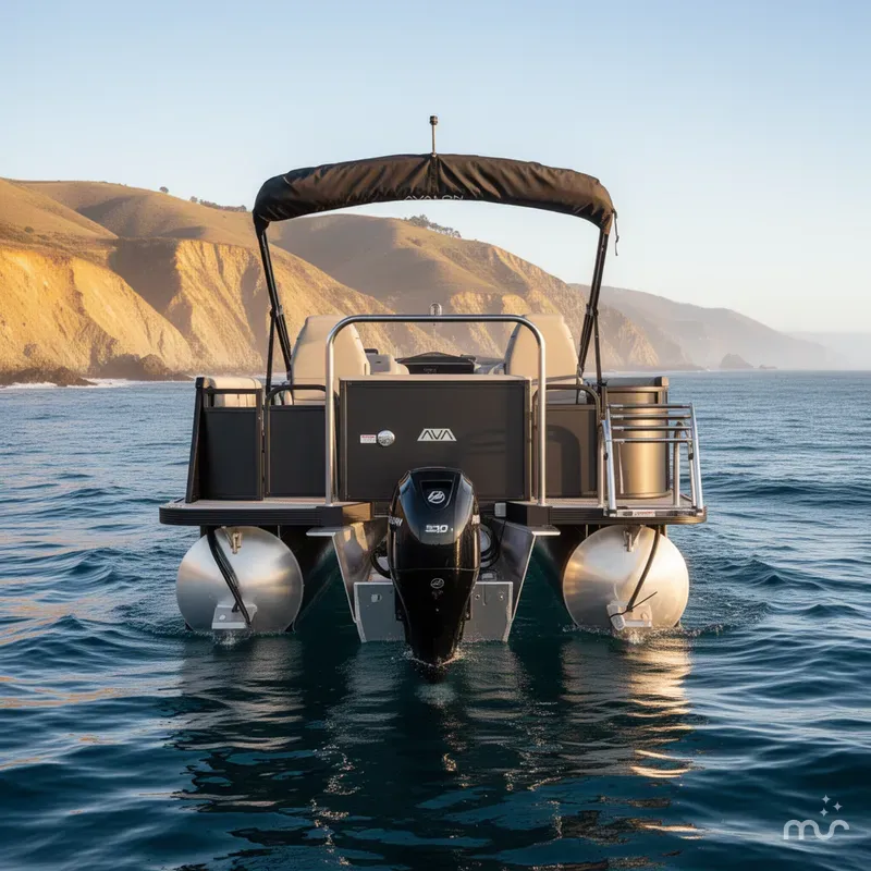 Slide: The Image of Avalon 23' Catalina Platinum Rear Fish w/ 200HP Mercury! 2025 - 1