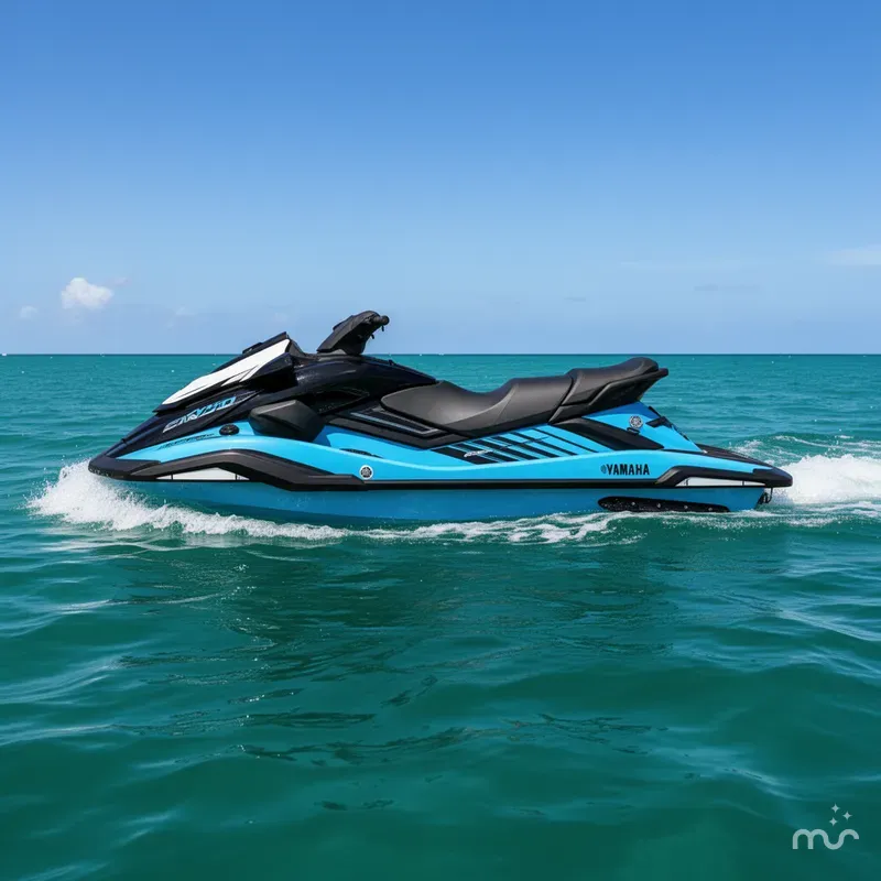 Slide: The Image of Yamaha FX SVHO W/AUDIO-BLACK/CYA 2025 - 1