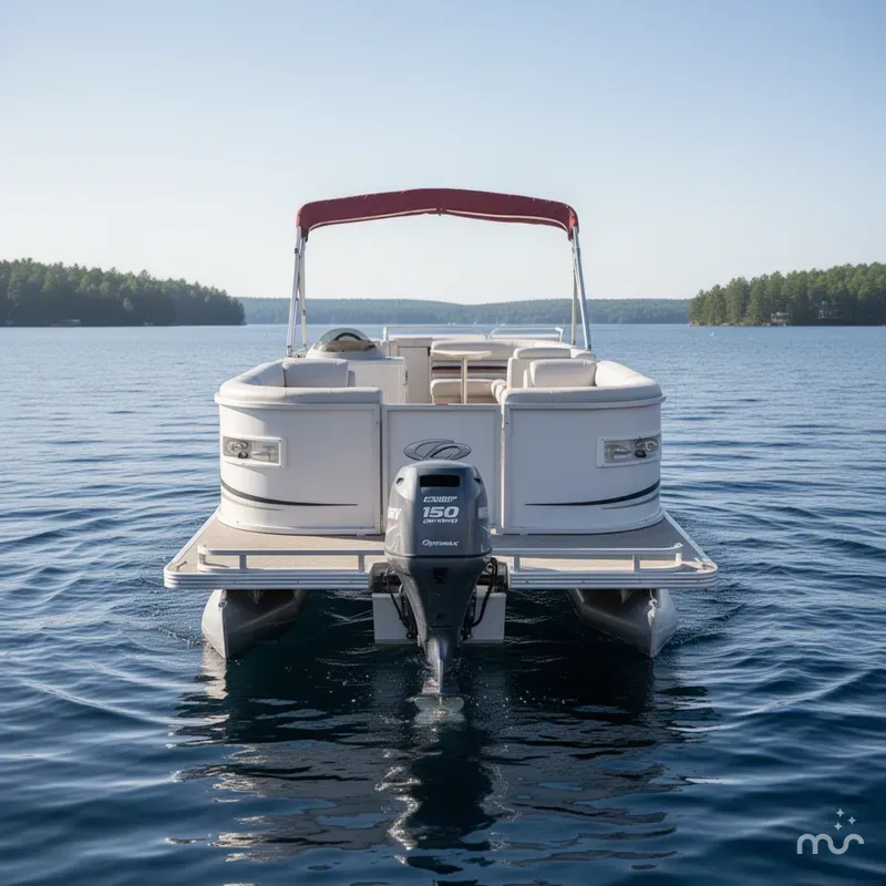 Slide: The Image of Crest II LE 2270 Pontoon & 150HP Mercury Optimax 2007 - 2
