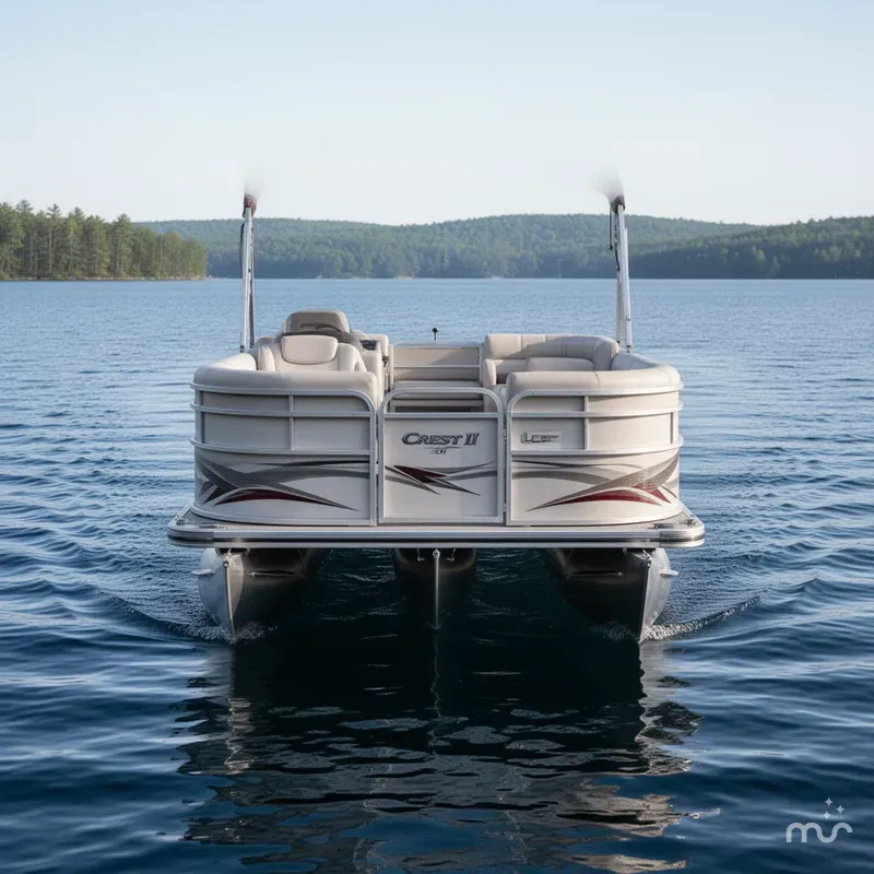 Slide: The Image of Crest II LE 2270 Pontoon & 150HP Mercury Optimax 2007 - 3