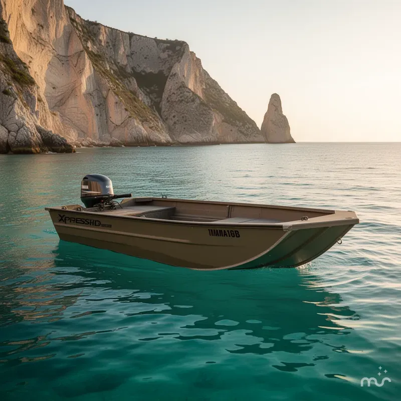 Slide: The Image of Xpress HD16DB, 16' duck hunting boat. Yamaha 50 hp (In stock!) 2025 - 2