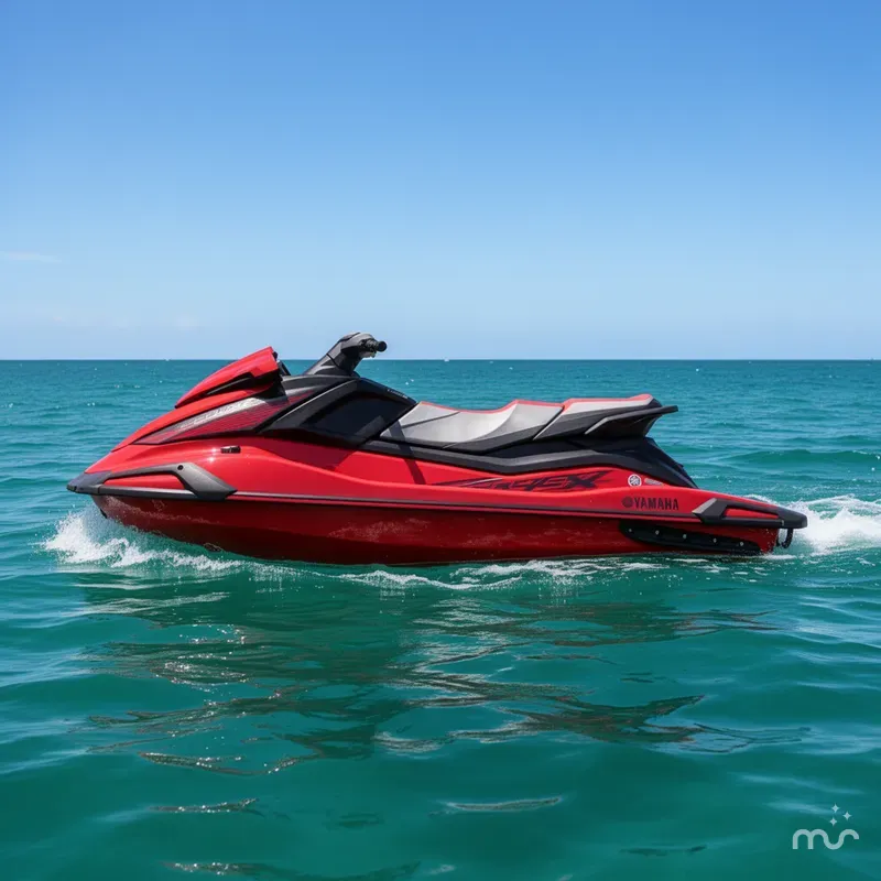 Slide: The Image of Yamaha VX DELUXE-TORCH RED 2025 - 2
