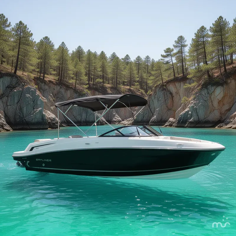 Slide: The Image of Bayliner VR6 Bowrider I/O 2025 - 2
