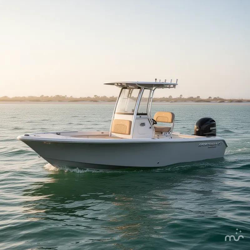 Slide: The Image of Sportsman Masters 227 Bay Boat 2025 - 1