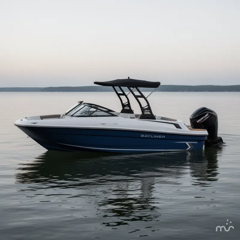 Slide: The Image of Bayliner VR4 Bowrider OB 2025 - 0