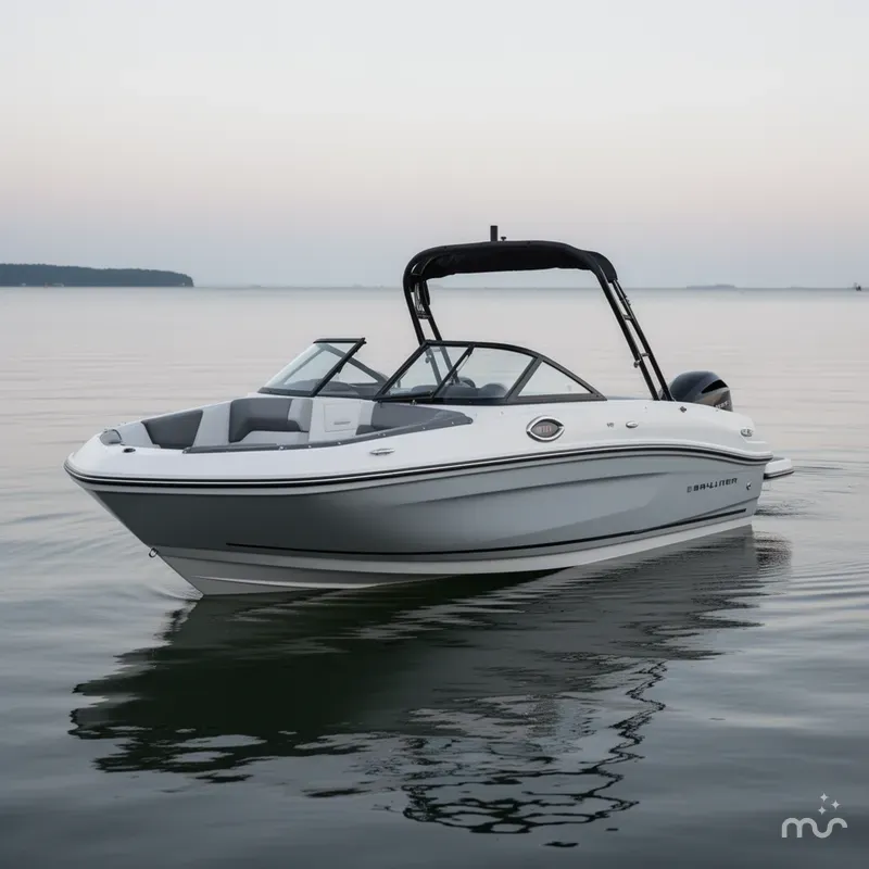 Slide: The Image of Bayliner VR6 Bowrider OB 2025 - 1