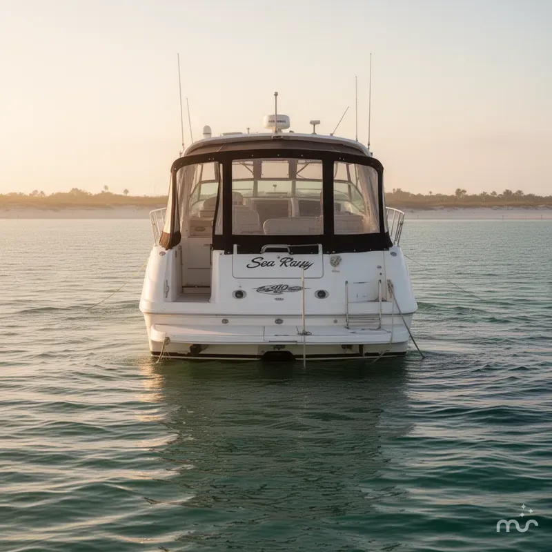 Slide: The Image of Sea Ray 410 Express Cruiser 2003 - 3
