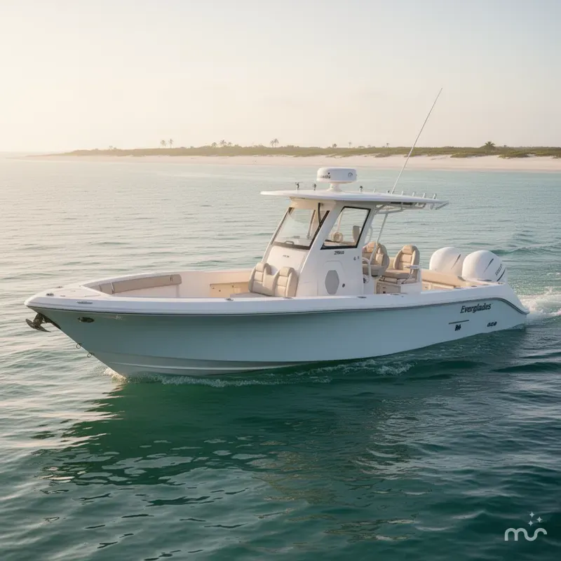 Slide: The Image of Everglades 295 Center Console 2019 - 2