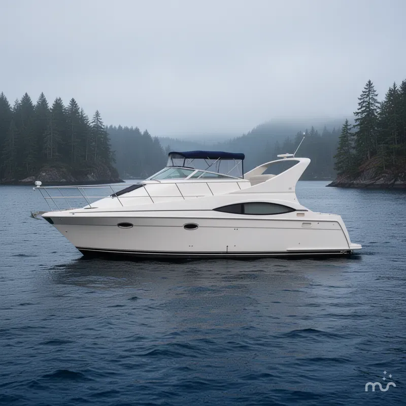 Slide: The Image of Carver Yachts 350 Mariner 1999 - 2