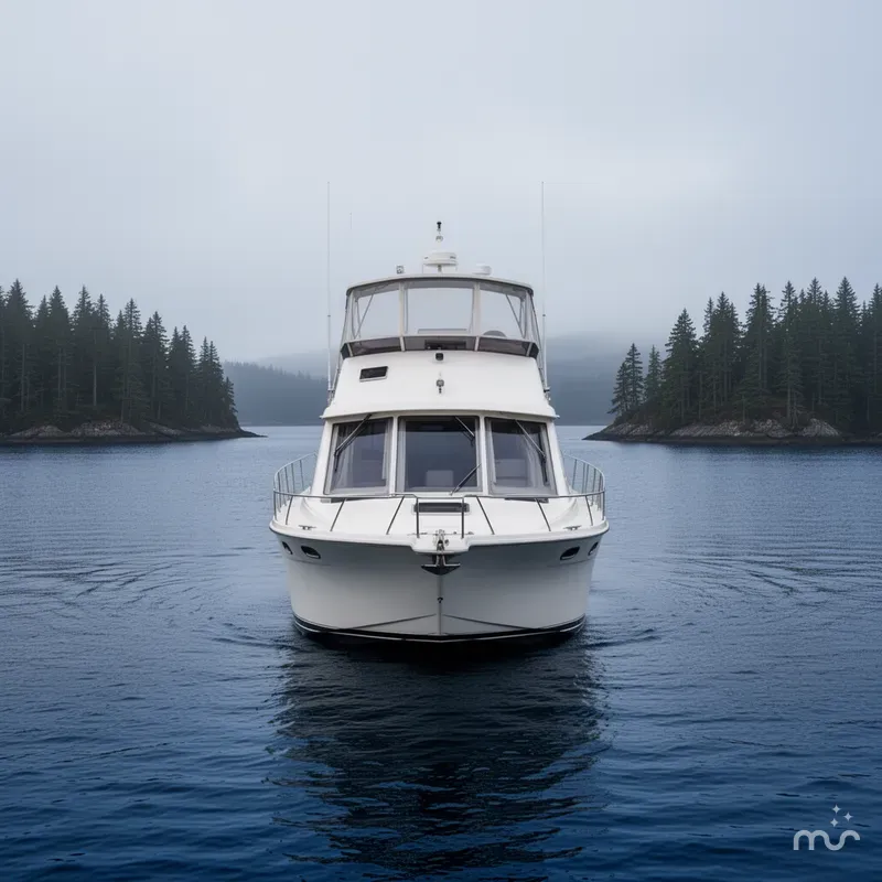 Slide: The Image of Carver Yachts 350 Mariner 1999 - 3