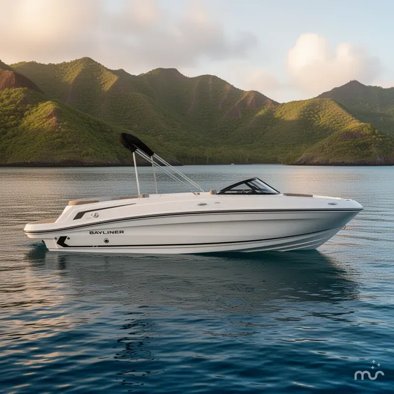 Slide: The Image of Bayliner VR6 Bowrider OB 2025 - 2