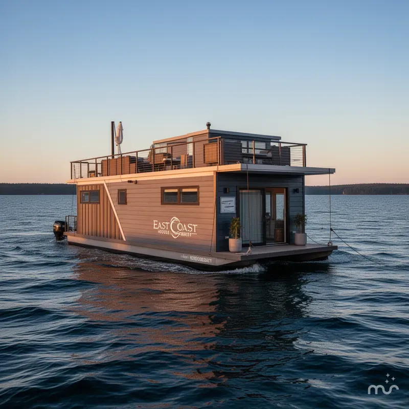 Slide: The Image of Houseboat East Coast Houseboats 40' 2024 - 2