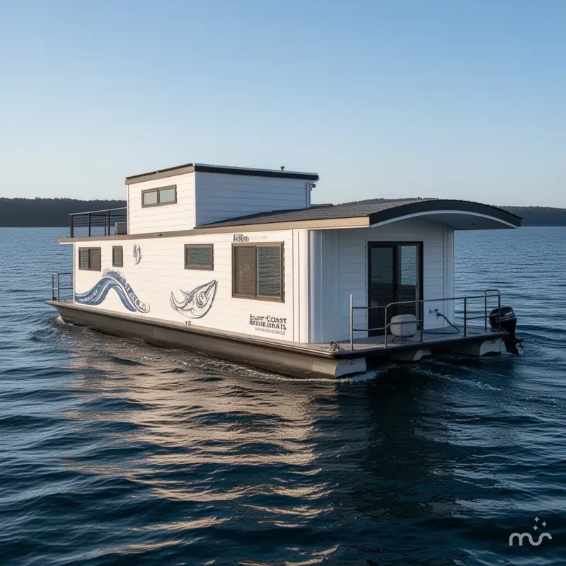 Slide: The Image of Houseboat East Coast Houseboats 35' 2025 - 0