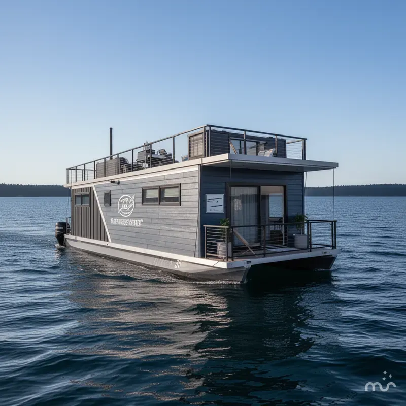 Slide: The Image of Houseboat East Coast Houseboats 35' 2025 - 1