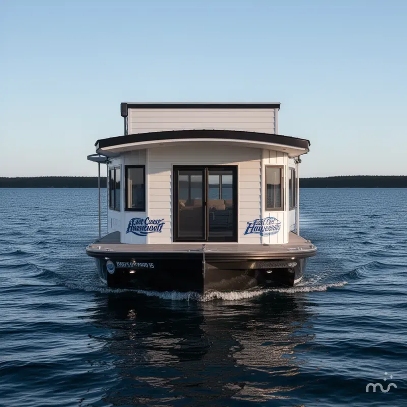 Slide: The Image of Houseboat East Coast Houseboats 35' 2025 - 2