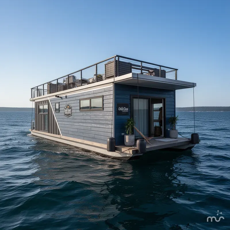 Slide: The Image of Houseboat East Coast Houseboats 30' 2025 - 0