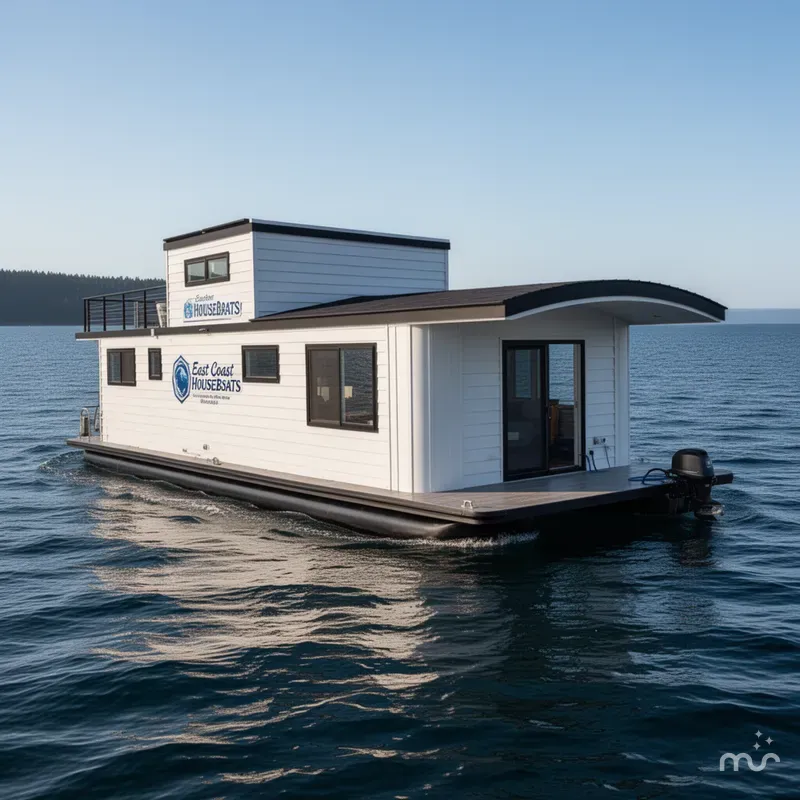 Slide: The Image of Houseboat East Coast Houseboats 30' 2025 - 1