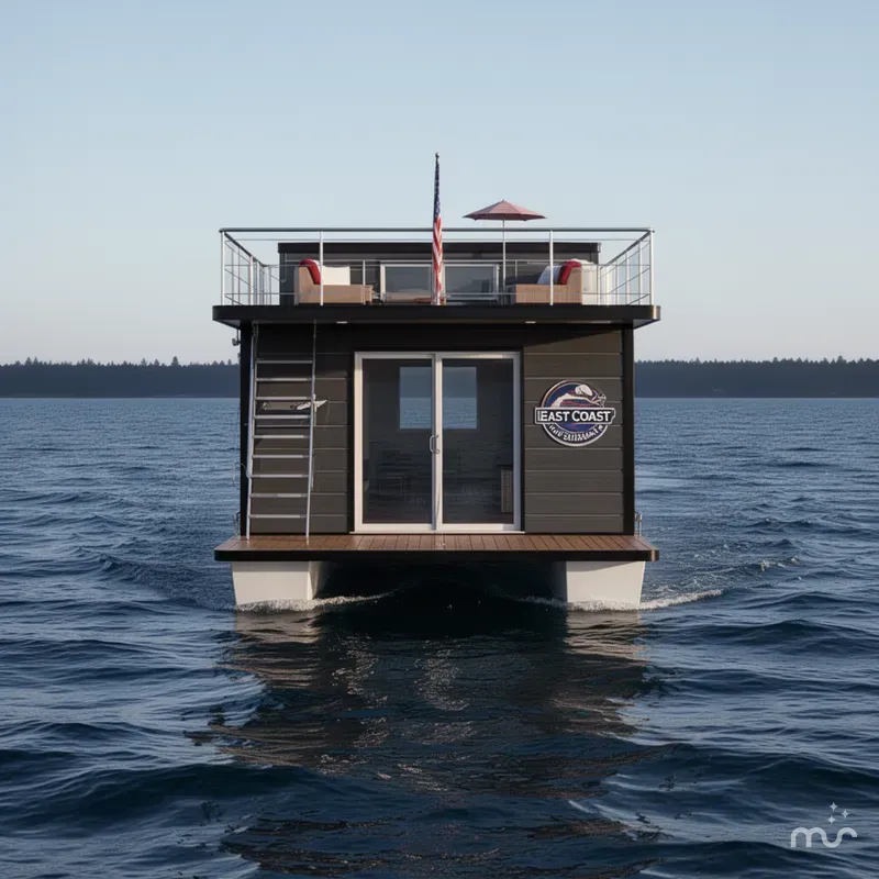 Slide: The Image of Houseboat East Coast Houseboats 30' 2025 - 2