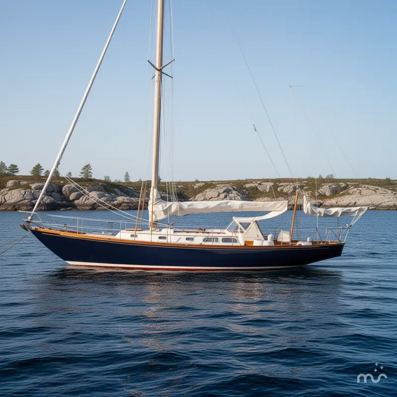 Slide: The Image of Hinckley Yachts Bermuda 40 1971 - 2