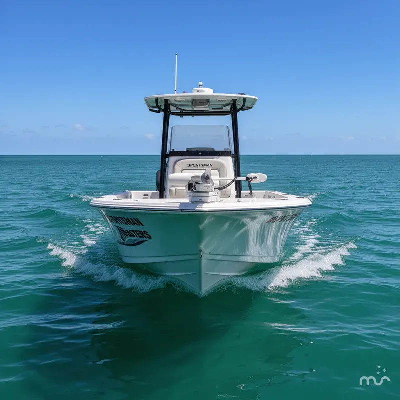 Slide: The Image of Sportsman Masters 267OE Bay Boat 2022 - 1