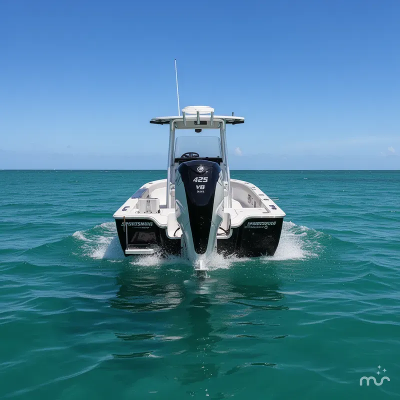 Slide: The Image of Sportsman Masters 267OE Bay Boat 2022 - 3
